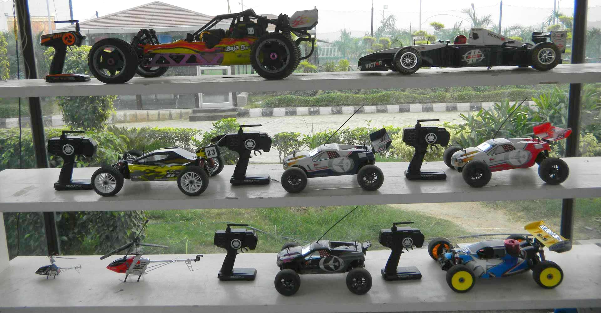 Remote control car track Building in india